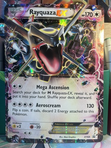 Shiny rayquaza xy69 - shiny, ex
