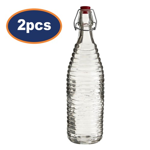 2pz bottiglia vetro - 2pz,