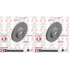 2x ZIMMERMANN Formula S Dischi Freno 295mm Ant. Adatto A per Mercedes