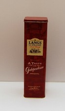 Scatola latta vuota liquore langs supreme scotch whisky a taste of indipendenc F