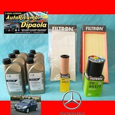 KIT TAGLIANDO MERCEDES CLASSE A W169 B W245 160 180 200 CDI 6L GM 5W30 +4 FILTRI