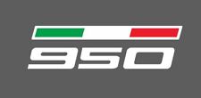 1 Adesivo DUCATI hypermotard per tappo serbatoio 950 con bandierina tricolore