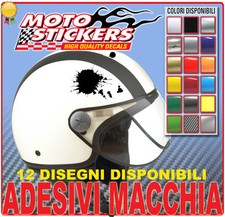 2 adesivi macchia uso casco