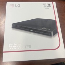 LG Scrittore DVD Portatile Ultra Slim Esterno SP80NB80 MAC/WIN/TV - Nuovo Sigillato