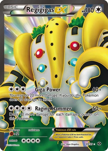 Regigigas 99 pokemon - ex,