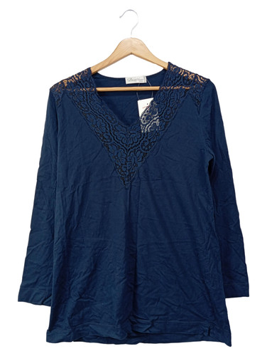 David nieper maglia donna blu - nieper,