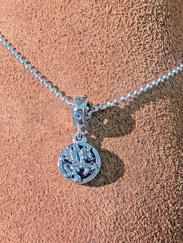 Collana catena sfera pendente