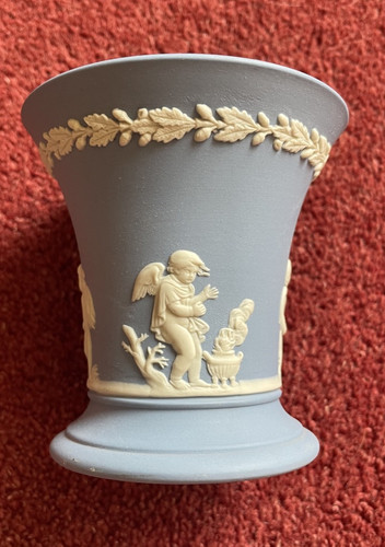 Vaso wedgwood diaspro blu - vaso, alto