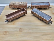 LIMA H0 4 CARRI MERCI CARBONE