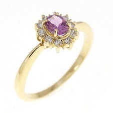 Autentico anello in granato