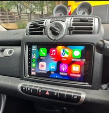 Autoradio Smart 451 Fortwo Forfour ¹ Brabus Android 14 Wi-Fi CarPlay QLED RDS 
