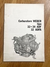 Carburatore WEBER tipo 32–34