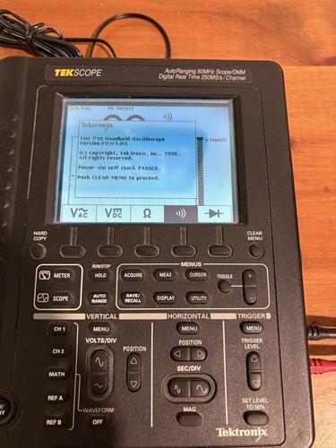 Tektronix tekscope ths710 std - ths710,
