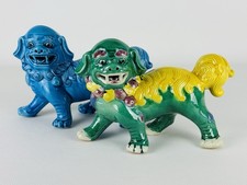 2 Cani Foo Statua Orientale In