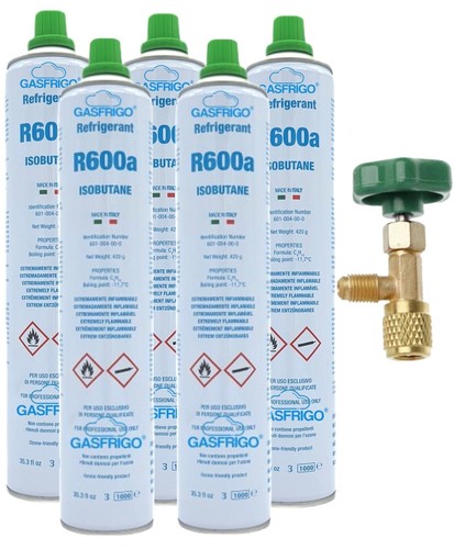 Gas r600a r600 - 5, bombola