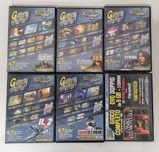 6x Games Machine DVD PC game ITA Ghost Recon Desperados Syberia IL2 Ironstorm