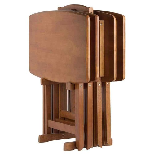 Winsome wood tray set teak - winsome,