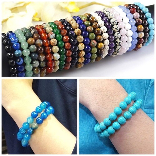 Bracciale elastico perline