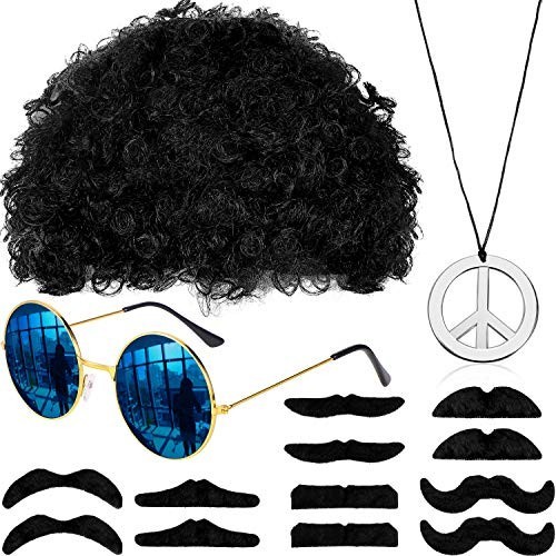 Set parrucca afro jumbo funky - afro,