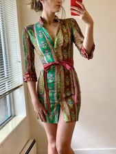 RARE Colorful Almatrichi Dress 36 FR/XS, Cotton/Lycra Blend