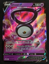 UNOWN V SWSH300 Carta Holo Foil in Italiano Promo Black Star POKEMON