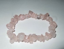- Bracciale Pietra Cristalloterapia - QUARZO ROSA