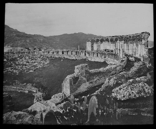 Magic lantern slide auditorium - magic,