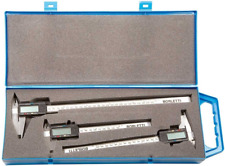 SET 3 CALIBRI DIGITALI CALIBRO DIGITALE BORLETTI ACCIAIO INOX MM 150 200 300