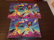 ATOMIC ROBOT puzzle Clementoni 120 - 4 Pezzi Usato anni '80 Vintage