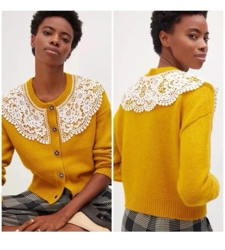 Cardigan senape maeve - senape, by