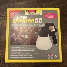 Earlex Super Spruzzatore 55 Pistola a Spruzzo Elettrica 55W Recinzione Esterno Legno Vernice