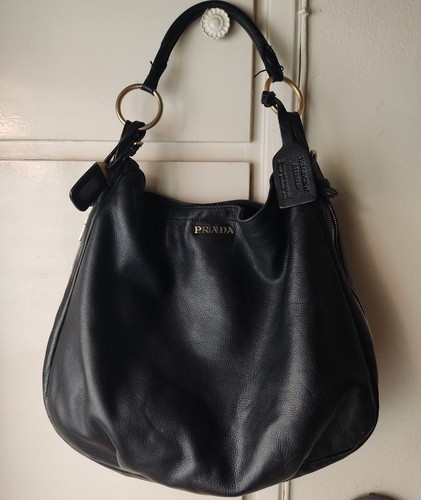 Borsa donna prada milano hobo - borsa,