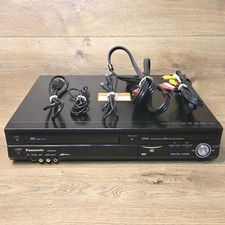 Panasonic DMR-EZ48V registratore DVD lettore VHS combo videoregistratore con cavi *senza telecomando