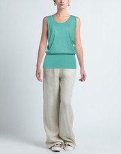 Top Cruciani in seta e lino