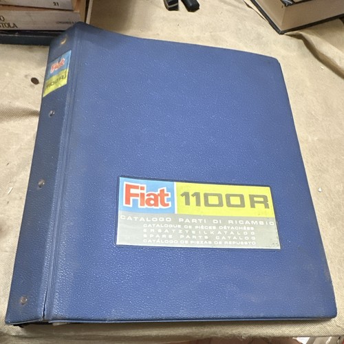 Fiat 1100r catalogo originale - fiat,