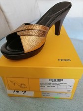 Fendi zoccolo mix gaucho - zoccolo,