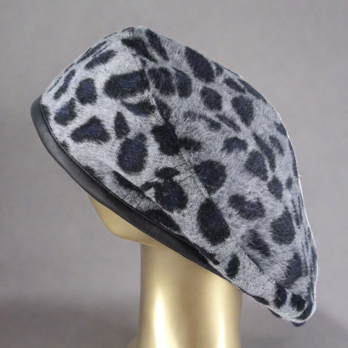Berretto berretto leopardato
