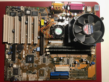 Scheda madre ASUS A7V266-E con 512 MB di RAM e CPU Athlon XP 1800