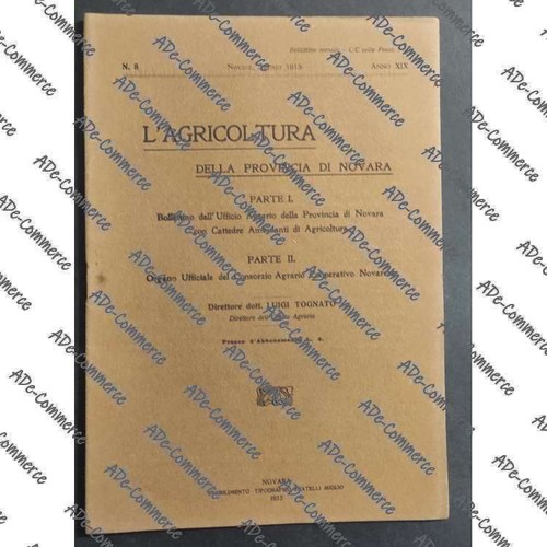 Bollettino agricoltura della - l'agricoltura,