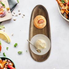 Vassoio in legno, vassoio da portata, per antipasti, organizzatore rustico,