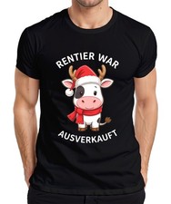 Natale mucca divertente renna