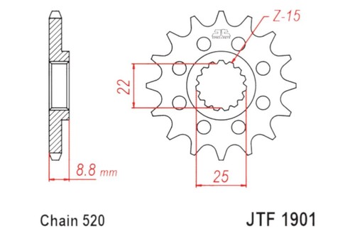 Sprockets jtf1901 11 - jt, jtf1901.11