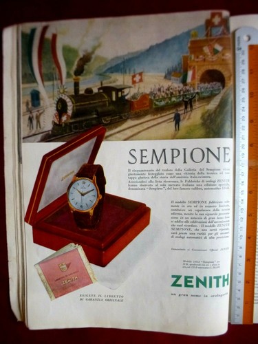 Pubblicità orologio zenith - pubblicità,