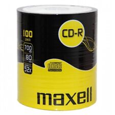 Maxell 624037 - 100 CD-R, 700MB 80 Min 52X in shrink