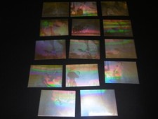 LOTTO 15 FIGURINE OLOGRAFICHE WALT DISNEY LA BELLA E LA BESTIA CON ALCUNE DOPPIE