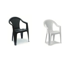 SEDIA PLASTICA KORA BIANCA