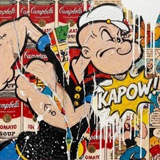 Omaggio Popeye KAPOW Pop Art
