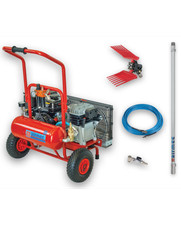 AIRMEC KIT EASY 260 MOTOCOMPRESSORE BENZINA 4 HP + ABBACCHIATORE OLIVE