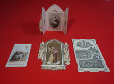 Lotto 4 splendidi antichi Santini Sant'Antonio di Padova