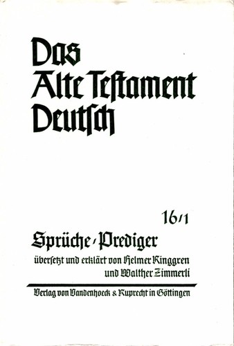 Das alte testament tedesco - das,